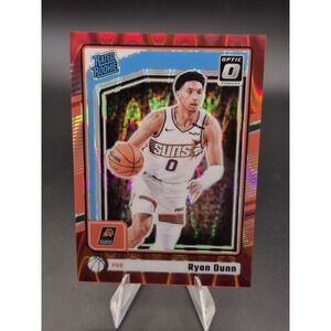 2024 Donruss Optic Ryan Dunn #279 Rated Rookie Red Seismic Prizm /149 (RC) Suns